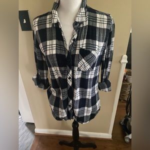 Rails Navy Plaid Shirt